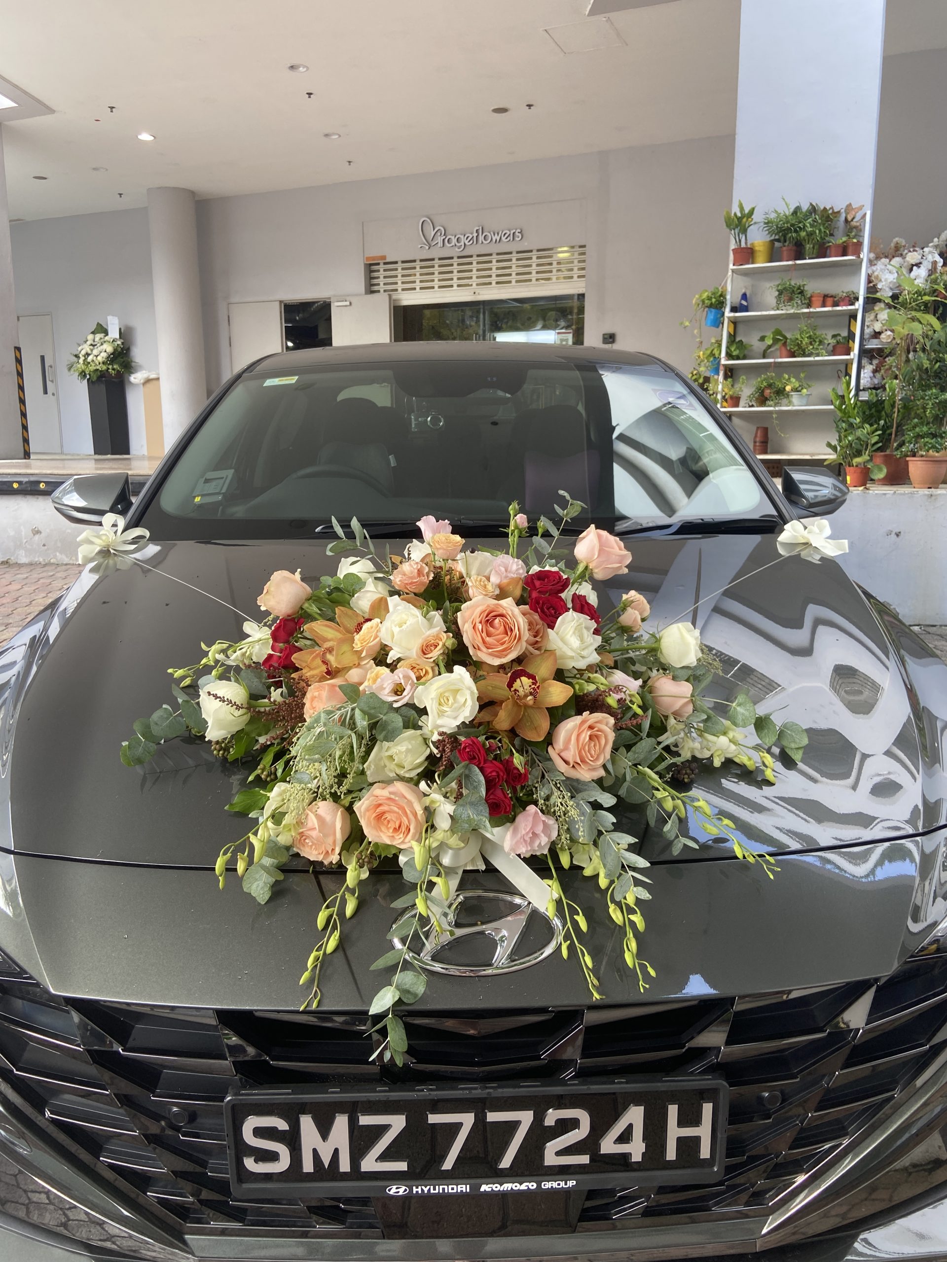 Bridal Car Decor – Mirage Flowers